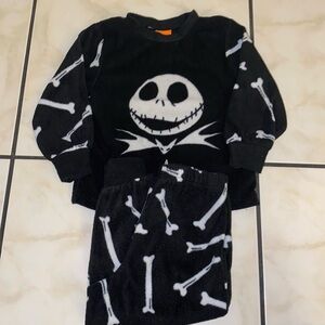 Toddler Disney NBC Jack Skellington warm pajama set